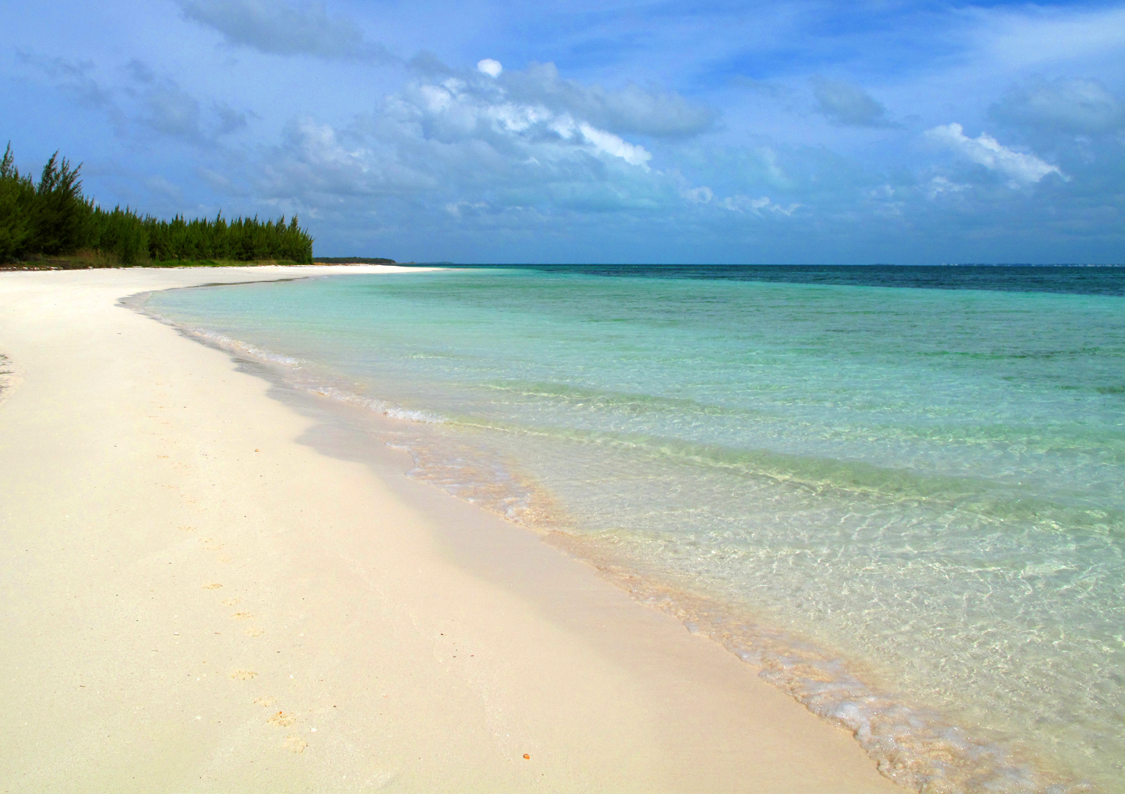 bahamas, abaco, green turtle cay, gillam bay, beach