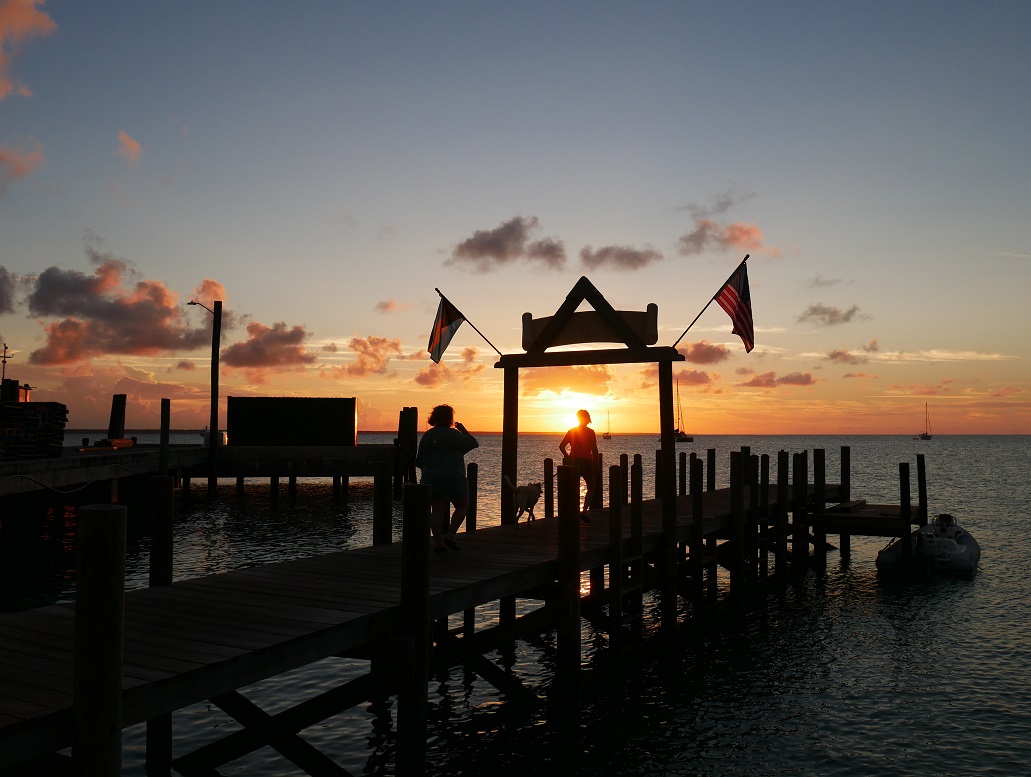Sunset Over the Sea of Abaco - Green Turtle Cay, Bahamas