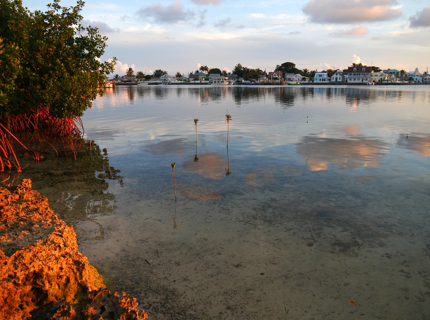 New Plymouth at Sunset - Green Turtle Cay, Abaco, Bahamas